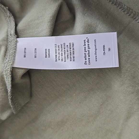 NWT Life Is Good Graphic  Mountains Short Sleeve Tshirt Green Size XXL - Picture 15 of 15